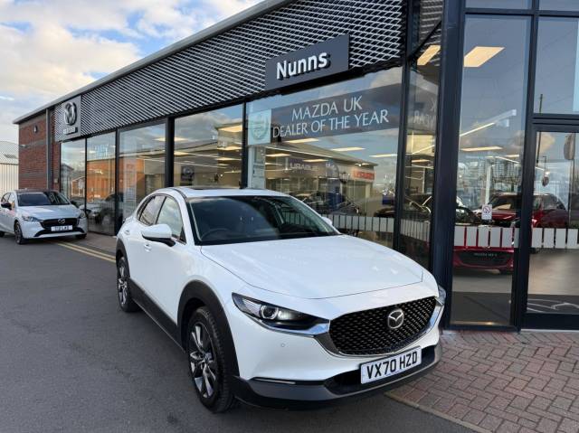 Mazda CX-30 2.0 SKYACTIV-X MHEV GT Sport Tech Euro 6 (s/s) 5dr SUV Petrol Snowflake White Pearl
