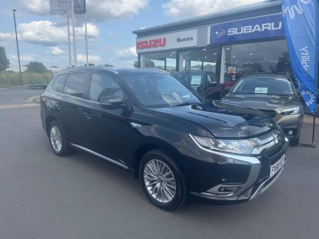 Mitsubishi Outlander 2.4h TwinMotor 13.8kWh 4h CVT 4WD Euro 6 (s/s) 5dr SUV Hybrid Ruby Black