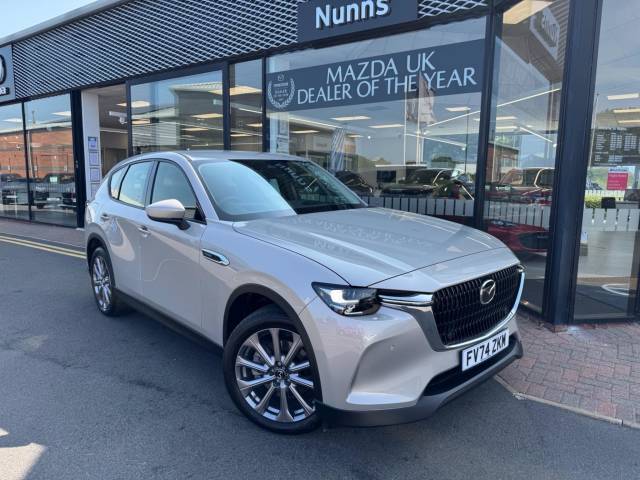 Mazda CX-60 2.5 e-SKYACTIV 17.8kWh Exclusive-Line Auto 4WD Euro 6 5dr SUV Hybrid Platinum Quartz