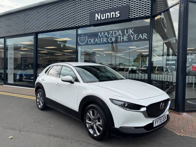 Mazda CX-30 2.0 SKYACTIV-G MHEV Sport Lux Euro 6 (s/s) 5dr SUV Petrol Arctic White