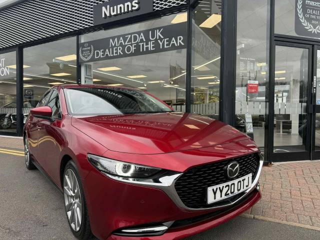 Mazda Mazda3 2.0 SKYACTIV-X MHEV GT Sport Tech Euro 6 (s/s) 4dr Saloon Petrol Soul Red Crystal