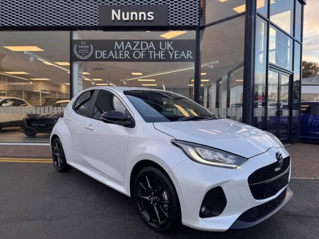 Mazda 2 2 Hybrid 1.5 116ps Homura Auto / Cloth-Leatherette Hatchback HYBRID PETROL Northern White Pearl