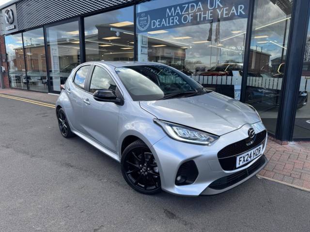 Mazda Mazda2 1.5h Homura CVT Euro 6 (s/s) 5dr Hatchback Hybrid Stormy Silver