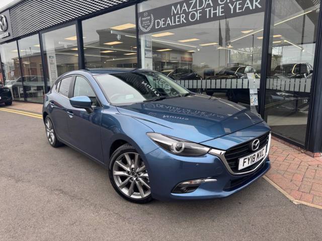 Mazda Mazda3 2.0 SKYACTIV-G Sport Nav Auto Euro 6 (s/s) 5dr Hatchback Petrol Eternal Blue