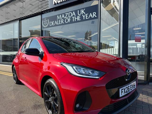 Mazda Mazda2 1.5h Homura CVT Euro 6 (s/s) 5dr Hatchback Hybrid Formal Red