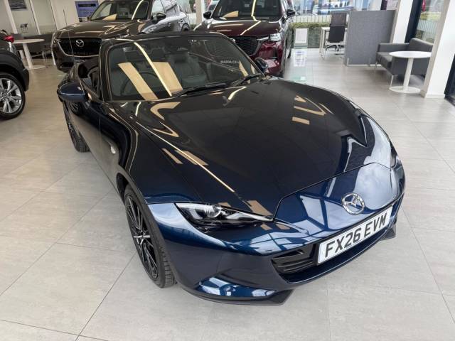 Mazda MX-5 2.0 SKYACTIV-G Exclusive-Line Roadster Euro 6 (s/s) 2dr Convertible Petrol Deep Crystal Blue