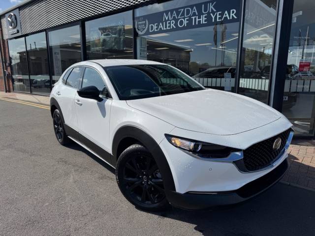 Mazda CX-30 2.5 140ps 2WD Homura / Dark Grey Cloth SUV PETROL Arctic White Solid