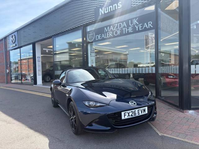 Mazda MX-5 2.0 SKYACTIV-G Exclusive-Line Roadster Euro 6 (s/s) 2dr Convertible Petrol Deep Crystal Blue