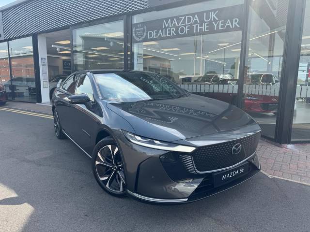Mazda MAZDA 6e 6e EV 258ps Takumi Plus / Tan Nappa Leather and Artificial Suede Fabric Hatchback ELECTRIC Machine Grey