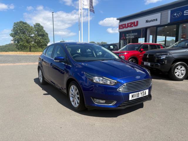 Ford Focus 1.5T EcoBoost Titanium Euro 6 (s/s) 5dr Hatchback Petrol Deep Impact Blue