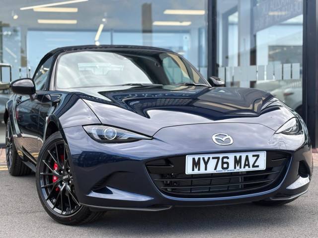 Mazda MX-5 Roadster 2.0 184ps Homura / Black Recaro Convertible PETROL Machine Grey