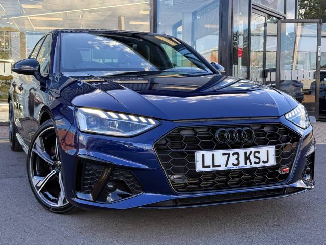 Audi A4 2.0 TFSI 35 Black Edition S Tronic Euro 6 (s/s) 4dr Saloon Petrol Ascari Blue