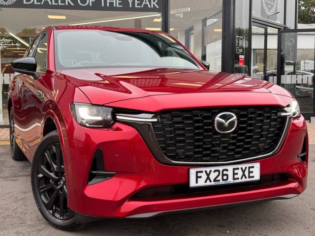 Mazda CX-60 3.3 e-SKYACTIV D MHEV Homura Auto 4WD Euro 6 (s/s) 5dr SUV Hybrid Soul Red Crystal
