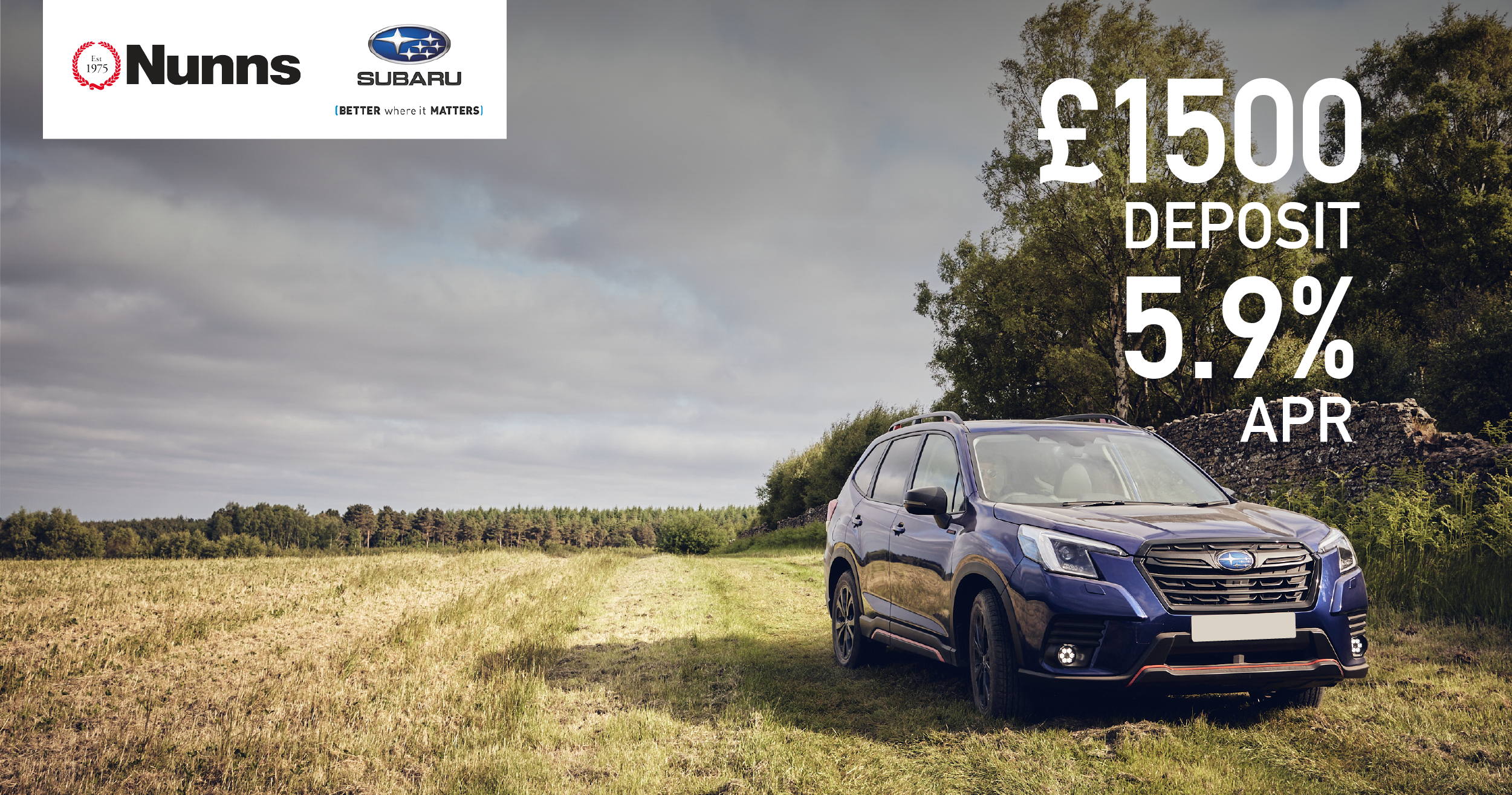 Subaru £1,500 Deposit Contribution