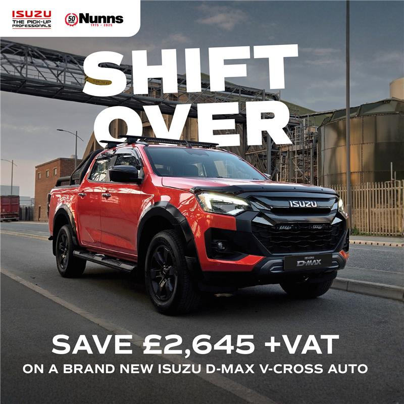 Shift Over Auto Upgrade Offer:  Free Auto Upgrade on Isuzu D-Max V-Cross