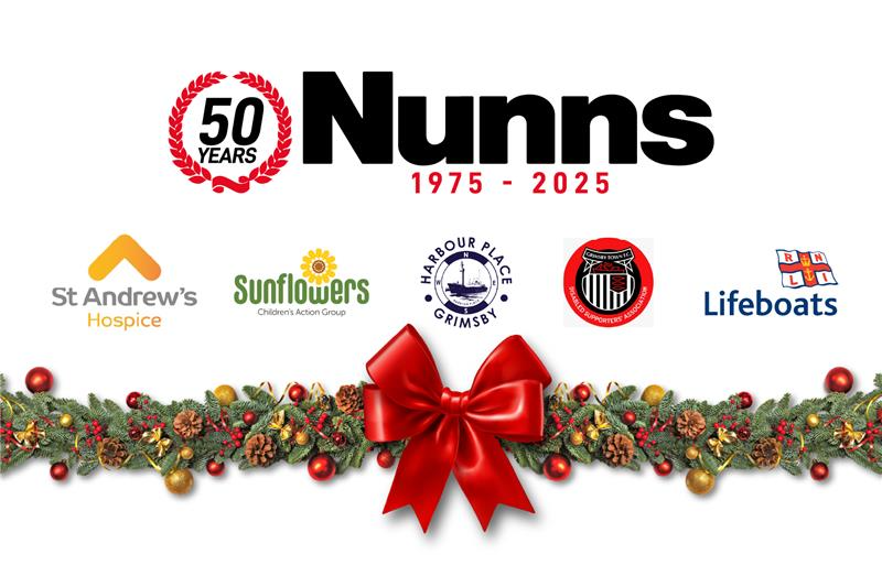 NUNNS 50TH YEAR CHRISTMAS CHARITY DONATIONS & ANNUAL HOSPICE GIFT APPEAL